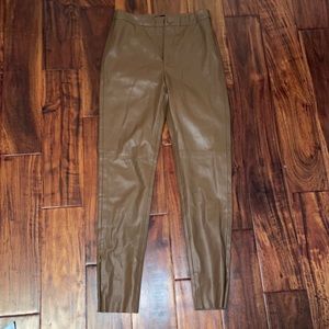 Leather pants from Zara